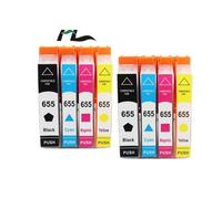 GFJHFDCR Cartouche à Encre 655xl Compatible Compatible avec la série de DeskJet Ink Advantage 3525 4615 4625 5525 6525 Imprimantes à Jet d'encre(2set 8pk)