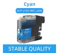 GFJHFDCR Cartouche à Encre Compatible LC535 LC539 Compatible avec DCP-J100 DCP-J105 MFC-J100 Afrique du Moyen-Orient d'Asie du Sud-Est(Cyan-1pc)