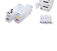 GFJHFDCR Cartouche à Encre Rechargeable de 280 ML avec Puce à Arc Compatible avec diverses imprimantes de Design T795 T610 T620 T1100 T2300 T770 T790 T1120 T1200 T1300(with MBK Chip)