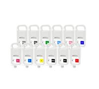 GFJHFDCR Cartouche d'encre Rechargeable avec Puce, Compatible avec imprimantes compatibles Pro 2000 2100 4000 4000S 6000 6000S, 8 Couleurs, 12 Couleurs, PFI1700 PFI 1700(Chroma Optimizer)