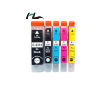 GFJHFDCR Cartouches à Encre 33xl compatibles Compatible avec XP-900 XP-830 XP-645 640 635 630 540 530 Modèle d'imprimantes T3351 T3352 T3353(1set 5PK)