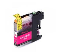 GFJHFDCR Cartouches à Encre compatibles Compatible avec LC123 Compatible avec MFC-J650DW MFC-J6720DW MFC-J6520DW DCP-J4110DW DCP-J132W(Magenta)