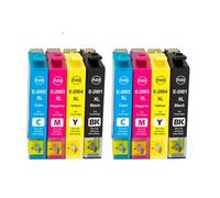 GFJHFDCR Cartouches à Encre T200XL compatibles Compatible avec la Main-d'œuvre WF 2510 2520 2530 2540 et XP 100 200 300 310 400 410(2set)