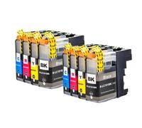 GFJHFDCR CARTRIDGES À L'ENK LC101 LC103 XL Compatible avec DCP J152W MFC J245 MFC J285DW MFC J4610DW MFC J4710DW J450DW J475DW J470DW Imprimer(2set 8PK)