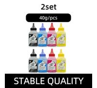 GFJHFDCR CB540A CB541A CB542A CB543A Poudre DE Toner Compatible Compatible avec Couleur CP1518NI 1215 CP1215 CP1515N CP1213 1216 Chip 125A 通用(2set)