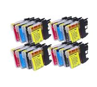 GFJHFDCR Compatible LC985 LC985BK LC985C LC985M LC985Y CARTRIDGES ENK Compatible avec DCP-J140W 145C 165C 195C 197C 385C 390CN MFC-J265W J410 J415W J220 IMPRIMITAGE(4set)