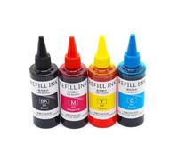 GFJHFDCR Encre à Colorant 4 Couleurs 100ML Compatible avec OfficeJet Pro 8000 8500 8500A A910 A909 A809