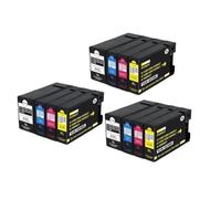 GFJHFDCR PGI1200XL PGI1200 Cartouche d'encre Compatible Encre pigmentée 4-Pack Compatible avec Les Fournitures d'imprimante MAXIFY MB2020 MB2120 MB2320 MB2720(3BK-3C-3M-3Y)