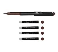 [GFKPN-SP] Pentel Stylo Pinceau POCKET BRUSH x1 , encre Sépia + Cartouches en...