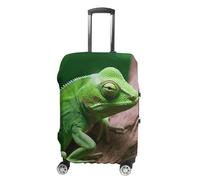 GFLFMXZW Green Lizard Housse de bagage pour valise, approuvée par la TSA, élégante, lavable, extensible, anti-rayures, pour bagages de 48 à 81 cm, Style :, L, Housse de bagage