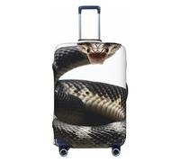 GFLFMXZW Housse de bagage de voyage Cobra Snake pour valises de 45,7 à 81,3 cm, Noir , L