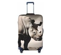 GFLFMXZW Housse de bagage de voyage motif animal Afrique du Sud pour valises de 45,7 à 81,3 cm, Noir , S