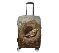 GFLFMXZW Housse de bagage nid d'oiseau pour valise, approuvée par la TSA, élégante, lavable, extensible, protection anti-rayures, pour bagages de 48 à 81 cm, Style :, XL, Housse de bagage