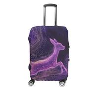 GFLFMXZW Jump Out of The Mist Housse de bagage pour valise, approuvée par la TSA, élégante, lavable, extensible, protection anti-rayures, pour bagages de 48 à 81 cm, Style :, S, Housse de bagage