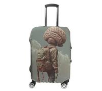 GFLFMXZW Only Brain Patterns Housse de bagage pour valise, approuvée par la TSA, élégante, lavable, extensible, protection anti-rayures pour bagages de 48 à 81 cm, Style :, M, Housse de bagage