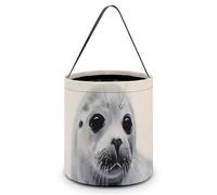 GFLFMXZW Sacs à friandises ou tours d'Halloween avec poignées - Portable et pliable - Sac fourre-tout réutilisable pour emballage de cadeaux, style, Style :, 7.9"Ã-7.9"Ã-8.3", Sacs à friandises ou
