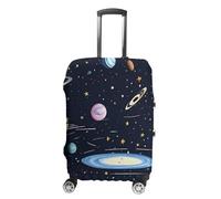 GFLFMXZW The Solar Family Housse de bagage pour valise, approuvée par la TSA, élégante, lavable, extensible, protection anti-rayures pour bagages de 48 à 81 cm, Style :, M, Housse de bagage