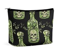 GFLFMXZW Trousse de maquillage de voyage pour femme - Motif bouteille de poison - Pochette de maquillage pour sac à main - Grande trousse de rangement de maquillage - Motif bouteille de poison -