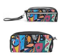 GFLFMXZW Trousse de maquillage de voyage pour femme - Style de couleur vive - Grande trousse de rangement de maquillage - Style de couleur vive - 20 x 10 x 5,5 cm, Style de couleur vive, 20*10*5.5cm,