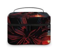 GFLFMXZW Trousse de maquillage de voyage pour femme tenant une lanterne, pochette de maquillage pour sac à main, grande trousse de rangement de maquillage, sac de réception, tenant une lanterne, 25 x