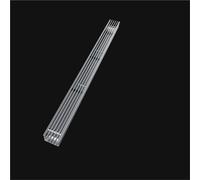 GFLPSQIA caniveau Drainage Caniveau De Drainage Linéaire pour Allée De Parc, Caniveau De Drainage À Profil Bas avec Fente, Caniveau De Drainage Linéaire Professionnel(201 L100 X W7.5 X H5cm)