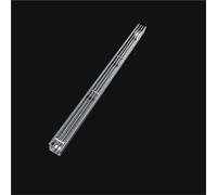 GFLPSQIA caniveau Drainage Caniveau De Drainage Linéaire pour Allée De Parc, Caniveau De Drainage À Profil Bas avec Fente, Caniveau De Drainage Linéaire Professionnel(201 L100 X W5.5 X H5cm)