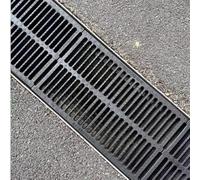 GFLPSQIA caniveau Drainage Caniveau De Drainage Rectangulaire De 50 Cm De Long pour Ferme D'élevage, Jardin sur Toit, Laboratoire, Grille De Drainage Extérieure(W X H 30 X 3cm/12 X 1.2in)