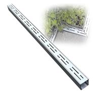 GFLPSQIA caniveau Drainage Kit De Drainage De Canal De 1 M De Longueur pour L'extérieur, Grille De Drainage De Gouttière Extérieure pour Restaurant/Industriel/allée(W x H 3.5 X 3cm)