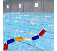 GFLPSQIA Corde Piscine sécurité Corde De Sécurité pour Piscine avec Flotteurs, Séparateur De Couloir De Nage Flottant pour Piscines Intérieures Et Extérieures(L 151 FT)