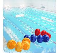 GFLPSQIA Corde Piscine sécurité Corde De Séparation De Couloir De Piscine avec Crochets Flottants, Ligne De Sécurité Et Kit De Flotteurs pour Piscine, Ligne De Flottaison(30 FT)