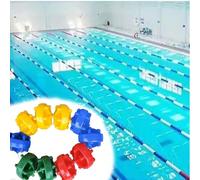 GFLPSQIA Corde Piscine sécurité Séparateur De Sécurité pour Piscine avec Flotteurs, Séparateur Professionnel Hexagonal, Lignes Flottantes pour Plages/Lacs, Corde De(82 FT)