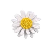 GFM® Broche en forme de marguerite - Noël, fête des mères, anniversaire, Saint-Valentin, Small, Métal