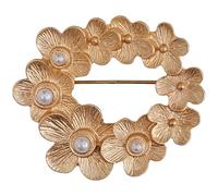 GFM Broche Florale Forget Me Not - Cristal & Strass Ornée Pin, M, Métal