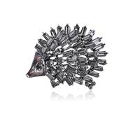 GFM® Broche hérisson en cristal scintillant - Noël, Saint-Valentin, anniversaire, fête des mères, mariage, anniversaire de mariage, Small, Métal