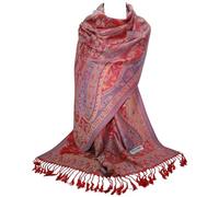 GFM Écharpe de style pashmina de fleurs en mosaïque.(MSC-A)