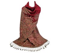 GFM Écharpe de style pashmina de fleurs en mosaïque.(MSC-A)