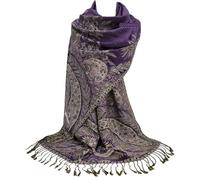 GFM Écharpe de style pashmina de fleurs en mosaïque.(MSC-A)