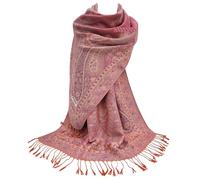 GFM Écharpe de style pashmina de fleurs en mosaïque.(MSC-A)