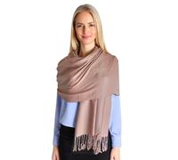 GFM® Écharpe style pashmina - Toutes saisons - Tissage sergé doux - B9, B9-chmp-Blush Champagne, Taille unique