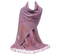 GFM Mosaïque conception Pashmina Style Écharpe (FLD-8173-MSC1-GLB)