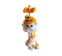 Gfm694 Kit de crochet fait à la main avec fil et outils, breloque de sac d'Halloween pour amateurs de bricolage doux au roman pour adultes et enfants (C, A)
