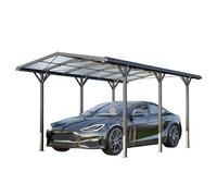 GFP 2,85x5,05m Carport, anthracite, gouttière inclus - (GFPV00802)