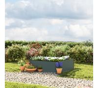 GFP Halfsize 119 x 119 x 39 cm Carré potager surélevé, anthracite - (GFPV00501)