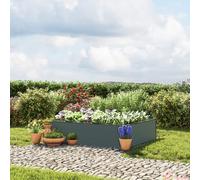 GFP Halfsize 150 x 119 x 39 cm Carré potager surélevé, anthracite - (GFPV00513)