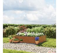 GFP Halfsize 150 x 119 x 39 cm Carré potager surélevé, aspect bois - (GFPV00514)