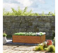 GFP Halfsize 150 x 99 x 39 cm Carré potager surélevé, aspect bois - (GFPV00510)