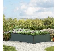 GFP Halfsize 195 x 119 x 39 cm Carré potager surélevé, anthracite - (GFPV00525)