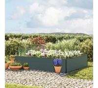 GFP Halfsize 195 x 150 x 39 cm Carré potager surélevé, anthracite - (GFPV00529)
