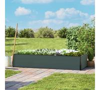 GFP Halfsize 195 x 77 x 39 cm Carré potager surélevé, anthracite - (GFPV00517)
