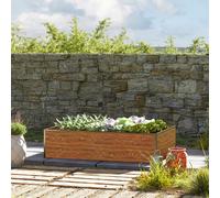 GFP Halfsize 195 x 99 x 39 cm Carré potager surélevé, aspect bois - (GFPV00522)